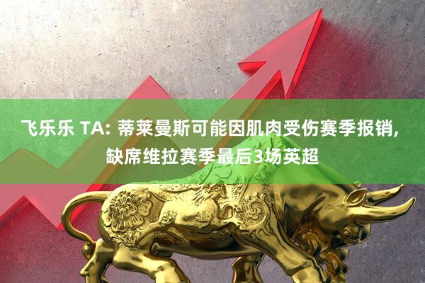 飞乐乐 TA: 蒂莱曼斯可能因肌肉受伤赛季报销, 缺席维拉赛季最后3场英超