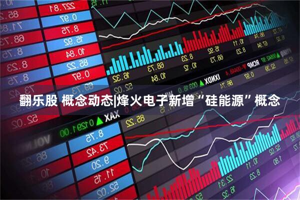 翻乐股 概念动态|烽火电子新增“硅能源”概念